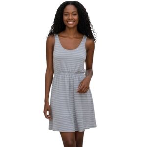 Orb Women's Dress Jersey Tank Gray Pink Stripe Size XS